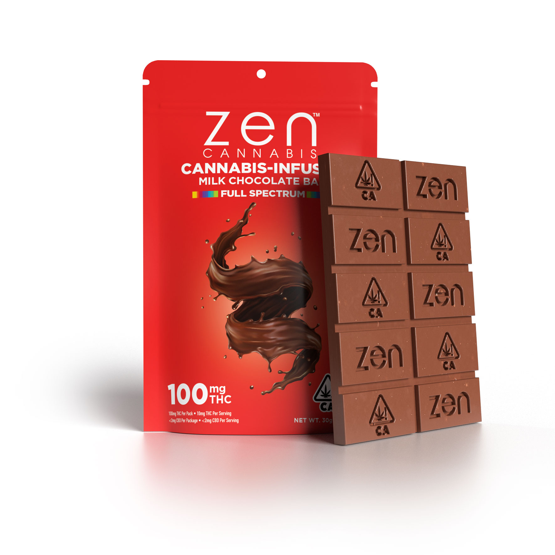 Zen cannabis milk chocolate J-2