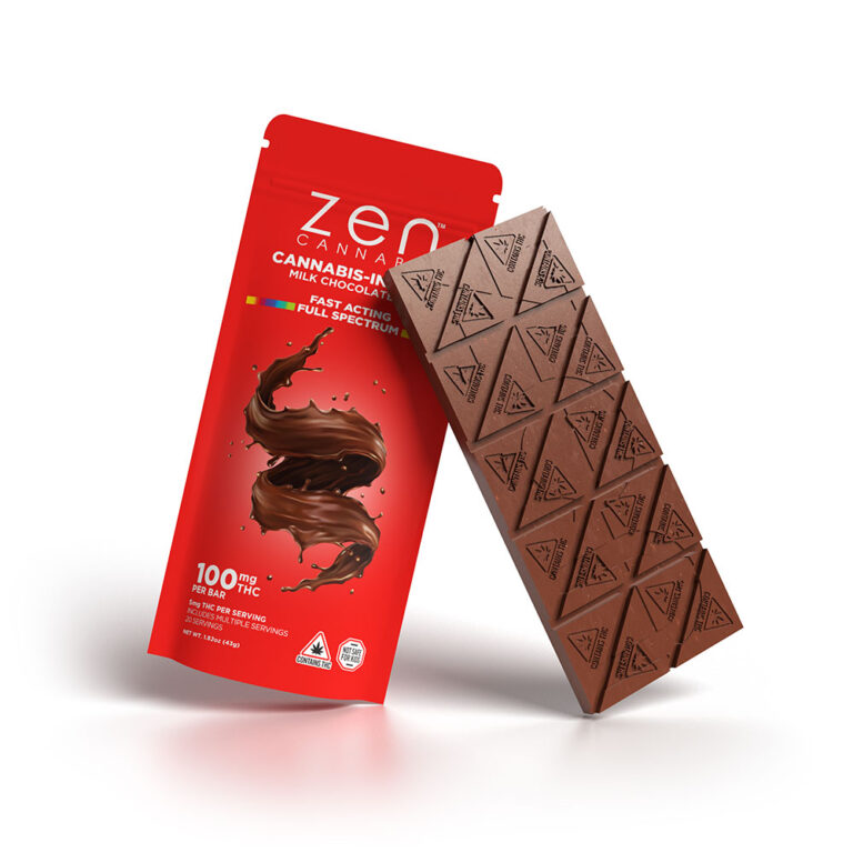 Milk Chocolate Bar Zen Cannabis