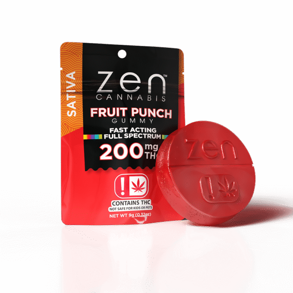 FRUIT PUNCH SATIVA SINGLE GUMMY