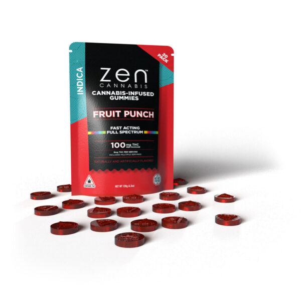 FRUIT PUNCH INDICA 20-PACK GUMMIES