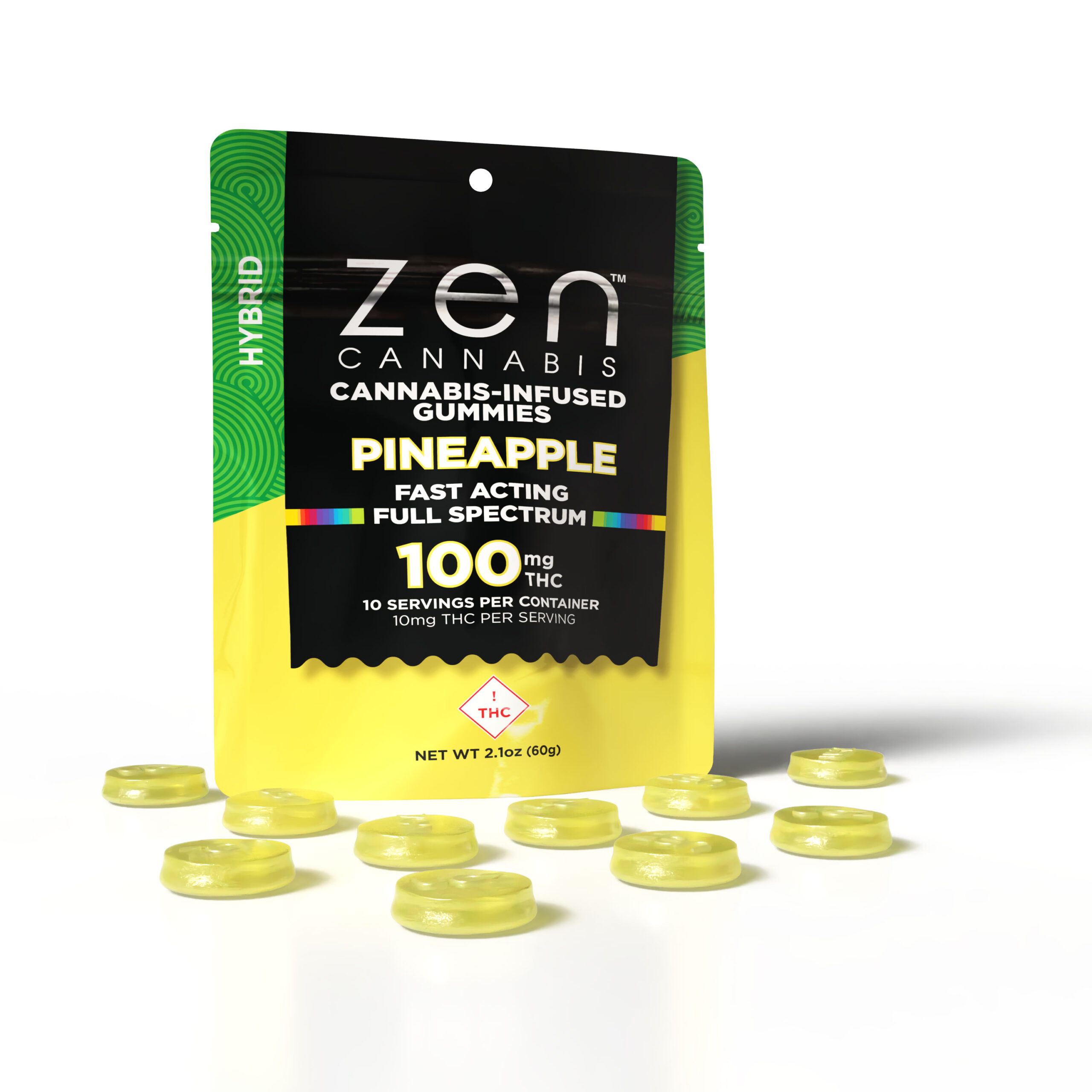 PINEAPPLE HYBRID <br>10-PACK GUMMIES