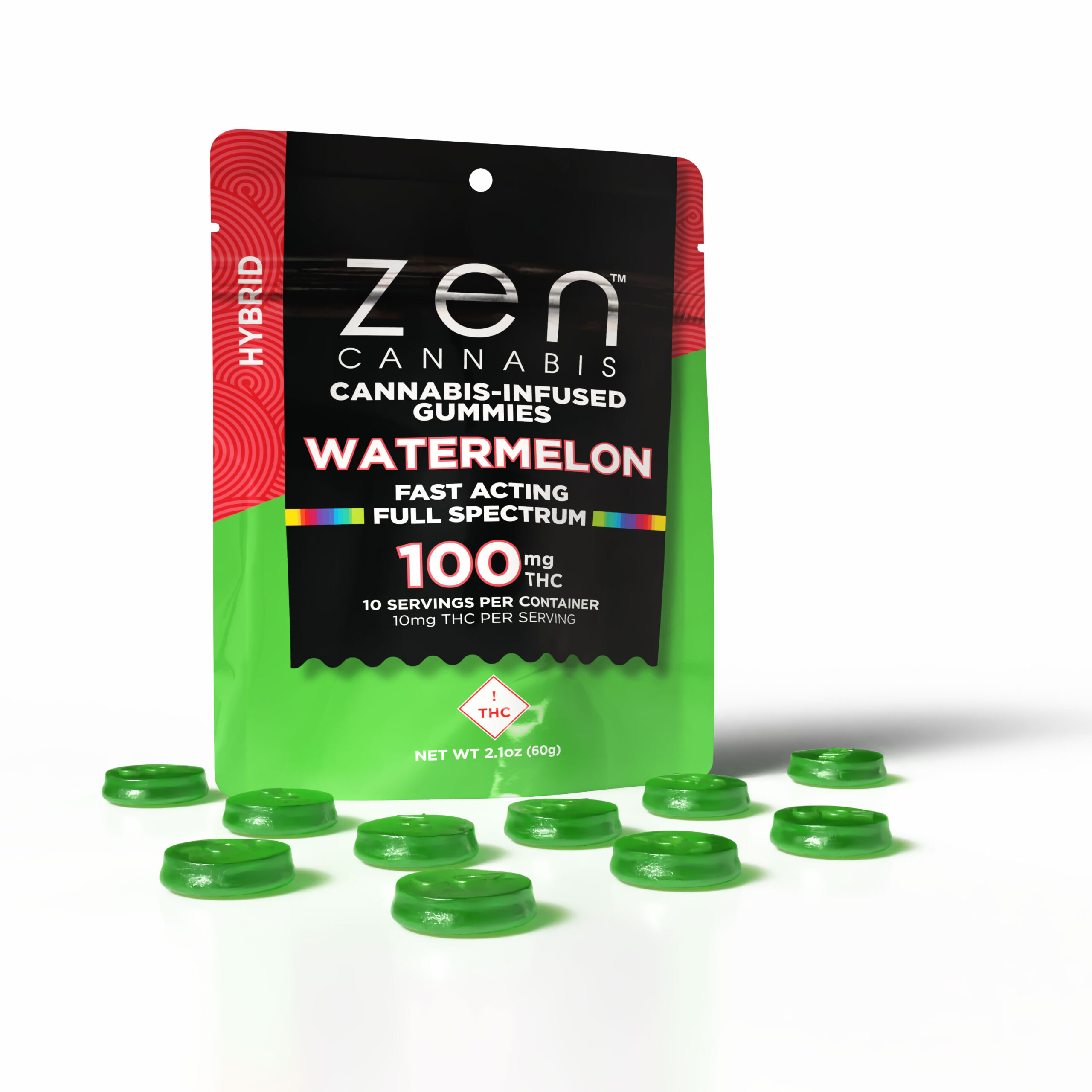 WATERMELON HYBRID 10-PACK GUMMIES
