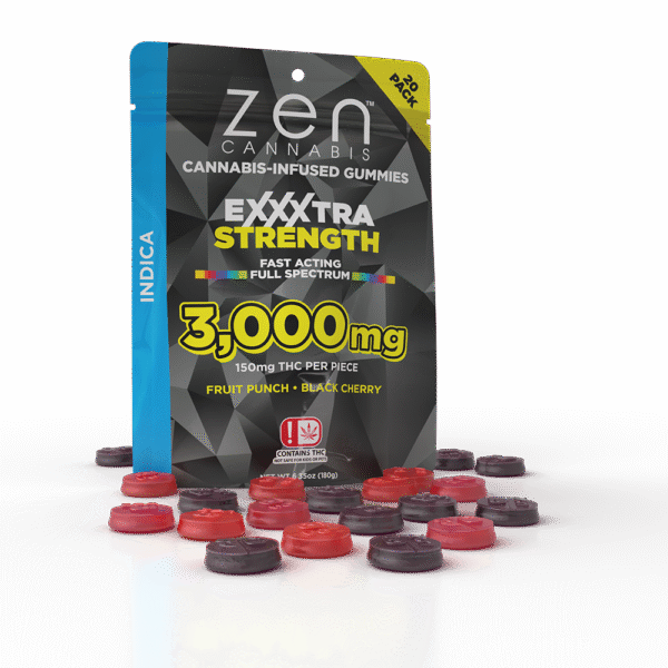 INDICA EXTRA STRENGTH 3,000mg GUMMIES