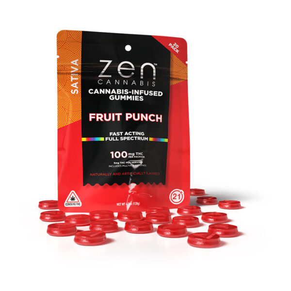 FRUIT PUNCH SATIVA 20-PACK GUMMIES
