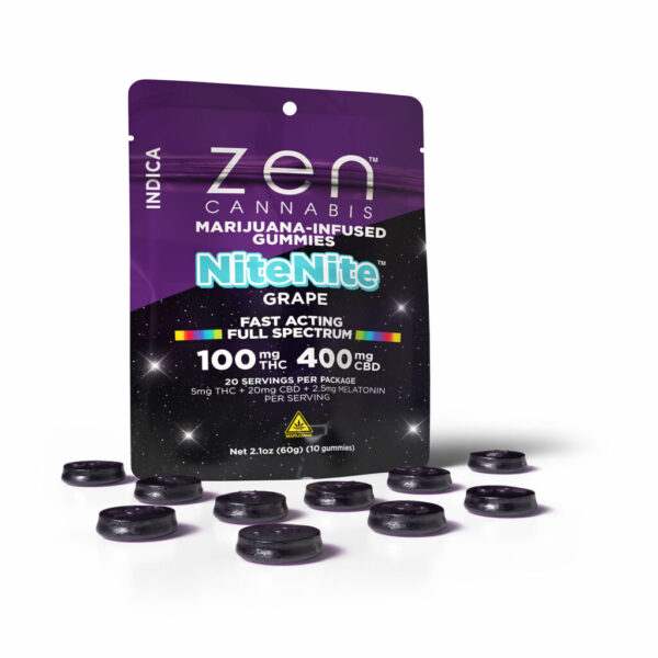 ZMT-NiteNite-W-Camera GRAPE NiteNite INDICA 10-PACK GUMMIES