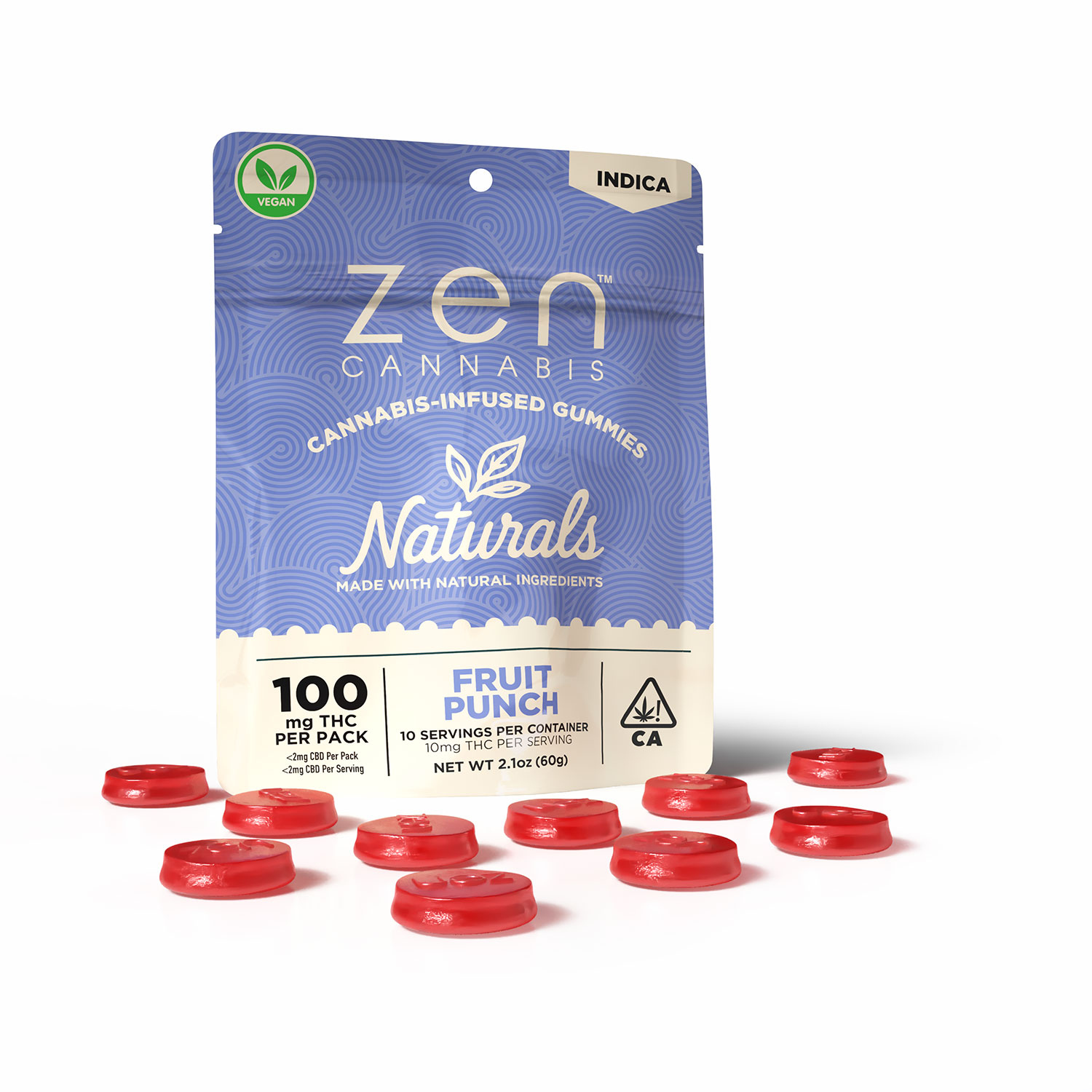 Fruit-Punch-Indica-Naturals-W-Camera FRUIT PUNCH INDICA NATURALS 10-PACK GUMMIES